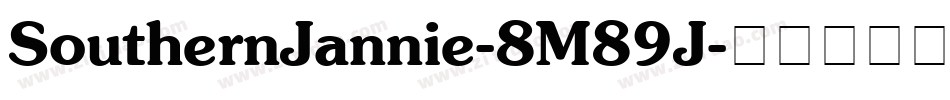 SouthernJannie-8M89J字体转换