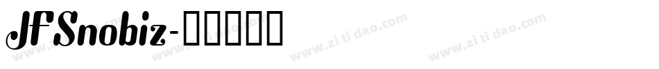 JFSnobiz字体转换