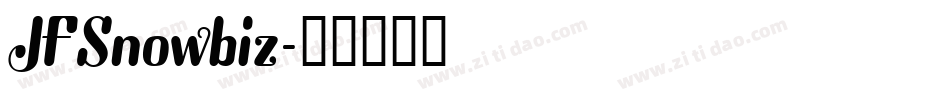 JFSnowbiz字体转换