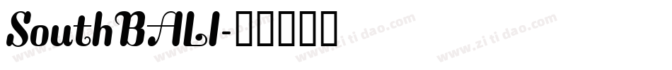 SouthBALI字体转换