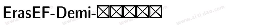 ErasEF-Demi字体转换