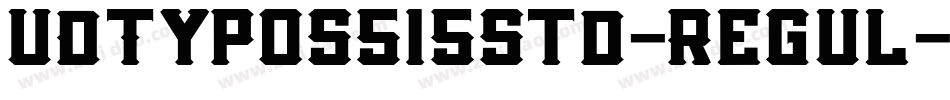 UDTypos515Std-Regul字体转换