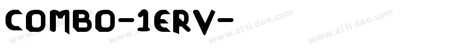Combo-1erv字体转换