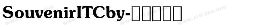 SouvenirITCby字体转换