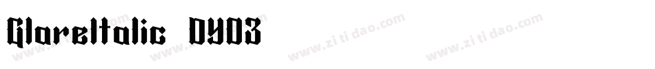 GlareItalic-DYO3字体转换