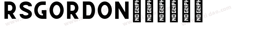 RSGordon字体转换