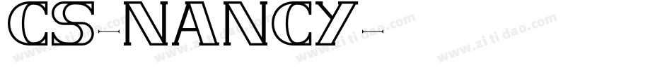 CS-Nancy字体转换
