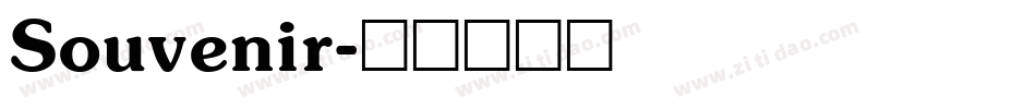 Souvenir字体转换