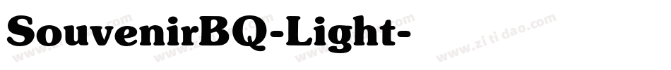 SouvenirBQ-Light字体转换