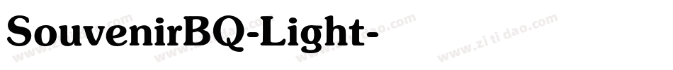 SouvenirBQ-Light字体转换