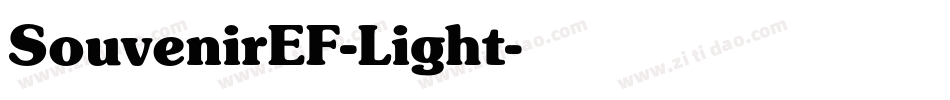 SouvenirEF-Light字体转换