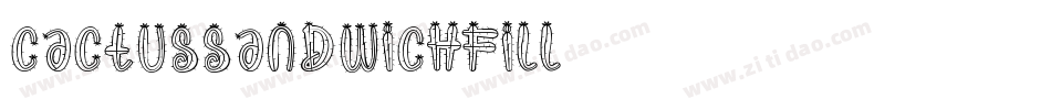 CactusSandwichFill字体转换