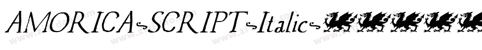 AMORICA-SCRIPT-Italic字体转换