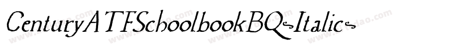 CenturyATFSchoolbookBQ-Italic字体转换 CenturyATFSchoolbookBQ-Italic字体转换