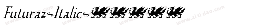 Futura2-Italic字体转换