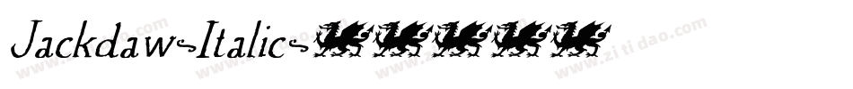 Jackdaw-Italic字体转换 Jackdaw-Italic字体转换