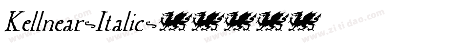 Kellnear-Italic字体转换