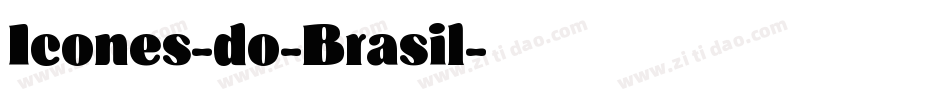 Icones-do-Brasil字体转换