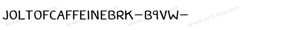 JoltOfCaffeineBrk-B9Vw字体转换