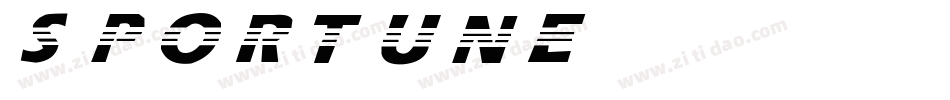 SPORTUNE字体转换