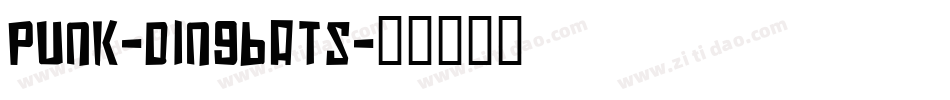 Punk-Dingbats字体转换