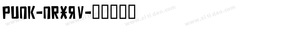 Punk-nRxrV字体转换