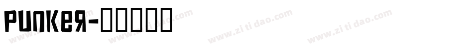 Punker字体转换