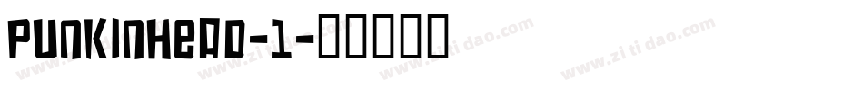 Punkinhead-1字体转换