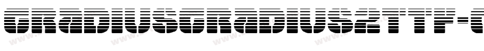 GradiusGradius2Ttf-GKeO字体转换