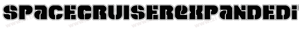 SpaceCruiserExpandedItalic-zaG1字体转换 SpaceCruiserExpandedItalic-zaG1字体转换
