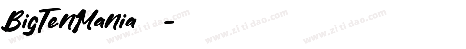 BigTenMania手机版字体转换