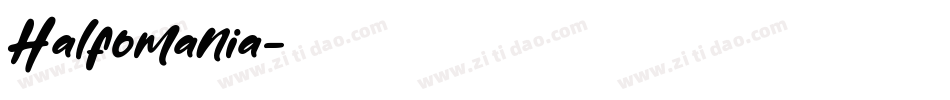 Halfomania字体转换
