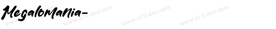 Megalomania字体转换