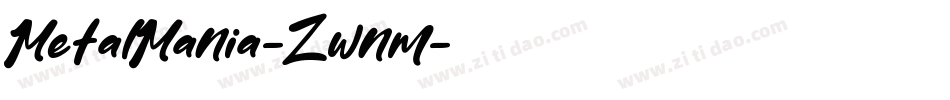 MetalMania-Zwnm字体转换