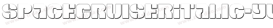 SpaceCruiserItalic-yWE5字体转换 SpaceCruiserItalic-yWE5字体转换