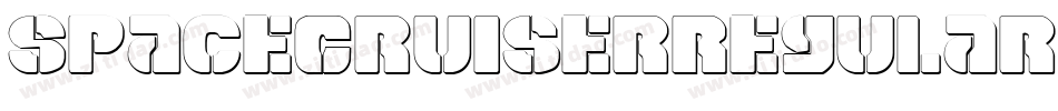SpaceCruiserRegular-3D0X字体转换 SpaceCruiserRegular-3D0X字体转换