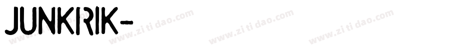JUNKRIK字体转换