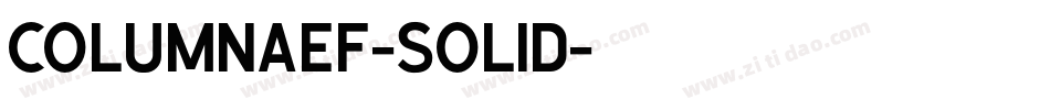 ColumnaEF-Solid字体转换