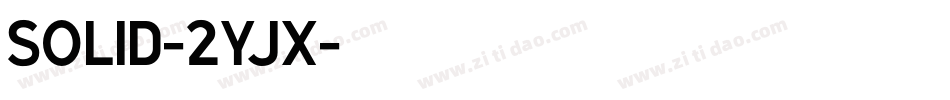 Solid-2yjX字体转换