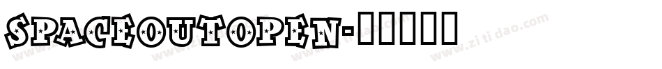 SpaceOutOpen字体转换