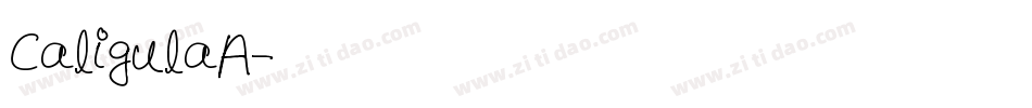 CaligulaA字体转换