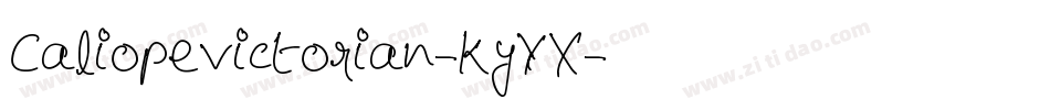 Caliopevictorian-KyYX字体转换