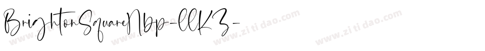 BrightonSquareNbp-llKZ字体转换