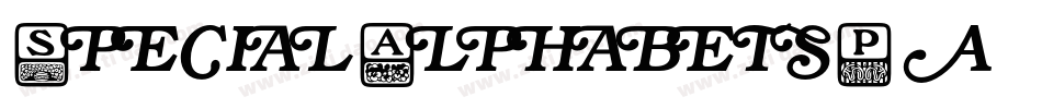 SpecialAlphabetsP03字体转换