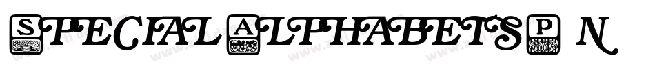 SpecialAlphabetsP04字体转换