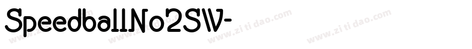 SpeedballNo2SW字体转换