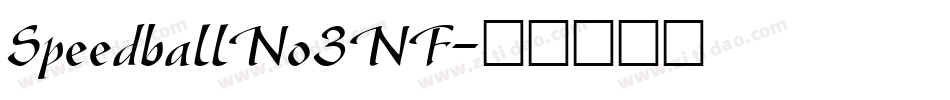 SpeedballNo3NF字体转换