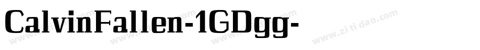 CalvinFallen-1GDgg字体转换