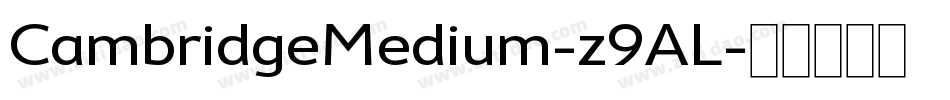 CambridgeMedium-z9AL字体转换