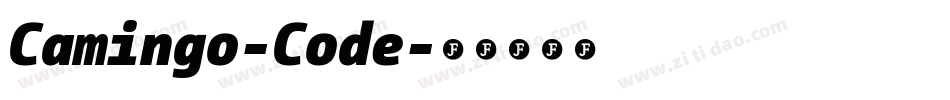 Camingo-Code字体转换